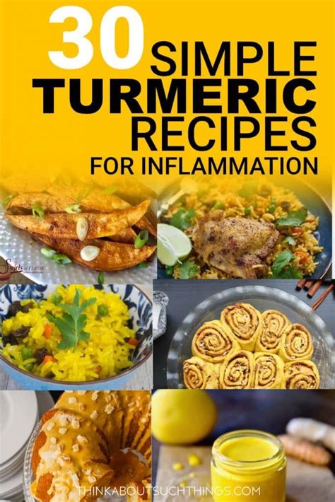 30 Simple Turmeric Recipes for Inflammation | Turmeric recipes, Cooking with turmeric, Healthy ...