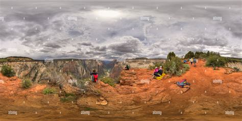 360° view of Observation Point, Zion National Park, Utah - Alamy