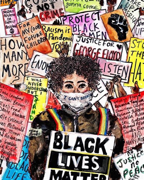 Black Lives Matter Art Print Digital Prints Blm Art Print - Etsy