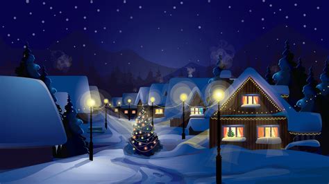 🔥 Download Christmas Village Tree Snow Wallpaper HD by @ashleygriffin ...