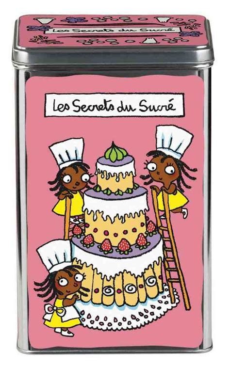 Boîte de cuisine derrière la porte "Secrets du sucré", la boîte à sucre signée dlp | Boite ...