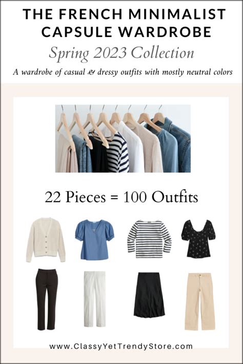 A Week of Outfits From The French Minimalist Spring 2023 Capsule Wardrobe