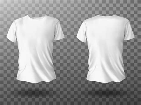 White tshirt back mockup Vectors & Illustrations for Free Download | Freepik