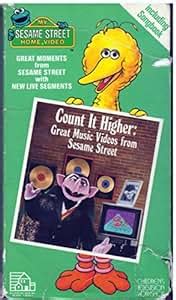 Amazon.com: Count It Higher: Great Music Videos from Sesame Street [VHS ...