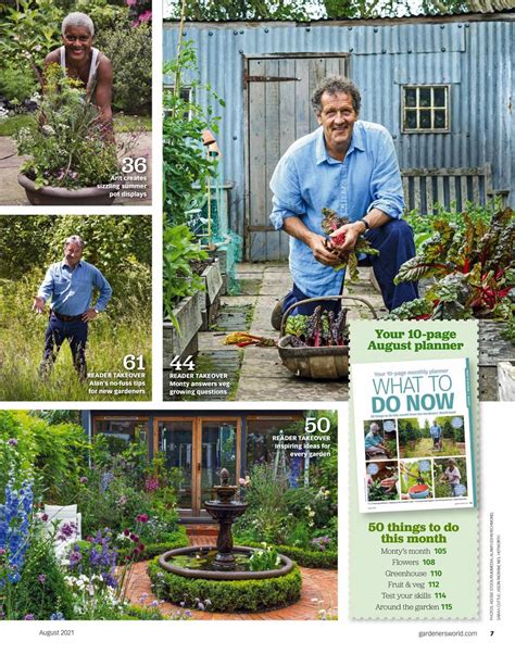 BBC Gardeners’ World Magazine - August 2021 Subscriptions | Pocketmags