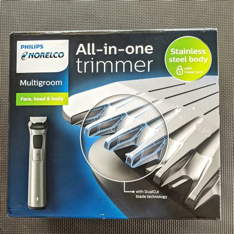 Philips Norelco Stainless Steel Multigroom 7000 All-in-one Cordless MG7796/40 75020063335 | eBay