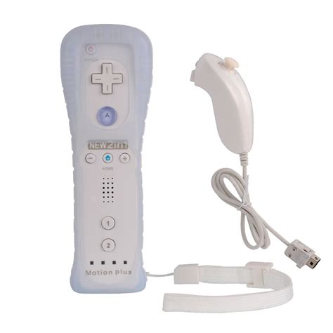 LUXMO Wii Remote Controller Motion Plus and Nunchuck Controller for Wii ...