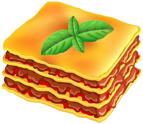 Lasagna Transparent PNG Clip Art Image | Lasagna, Food clips, Clip art