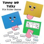 Yucky and Yummy File Folder Activities - Printable Craft Patterns