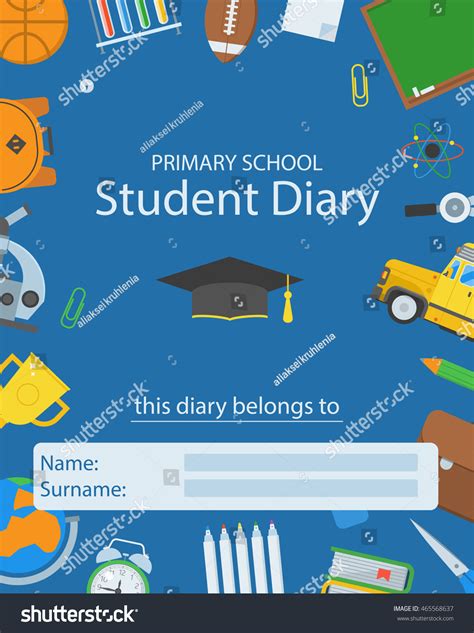 88,033 School Diary Cover Images, Stock Photos, 3D objects, & Vectors ...