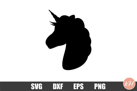 Unicorn Silhouette SVG (32933) | Cut Files | Design Bundles