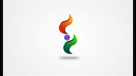 Illustrator Tutorial--3D logo Design !! Indian flag logo design !! 3D logo design In illustrator ...