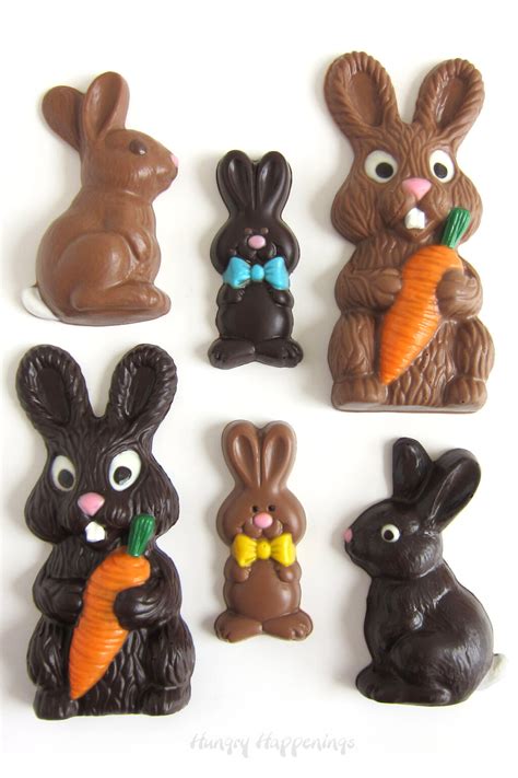 Homemade Chocolate Easter Bunnies | Hungry Happenings