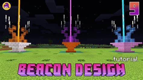 9 Design Ideas of Beacons - Minecraft tutorial in 2021 | Beacon minecraft, Minecraft tutorial ...