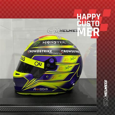 LEWIS HAMILTON'S F1 HELMET ON AN ACRYLIC BOX | CM Helmets