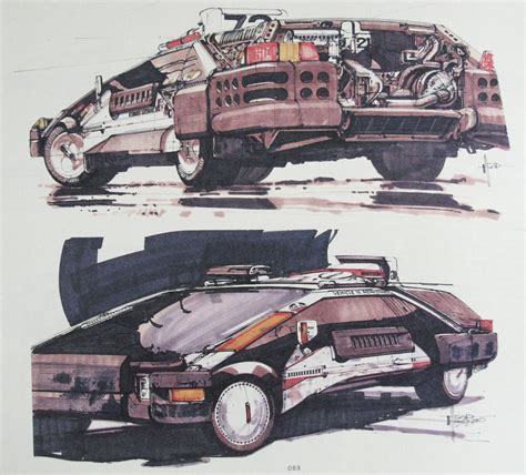 Blade Runner Spinner Concept Art - Syd Mead | Syd mead, Blade runner, Mead