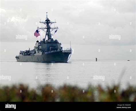 Guided-missile destroyer USS Michael Murphy (DDG 112) arrives at its ...