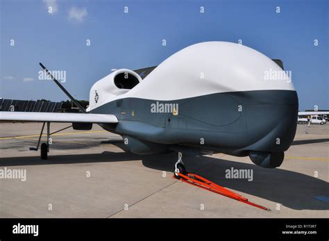 Northrop Grumman MQ-4C Triton high altitude long endurance unmanned aerial vehicle UAV ...