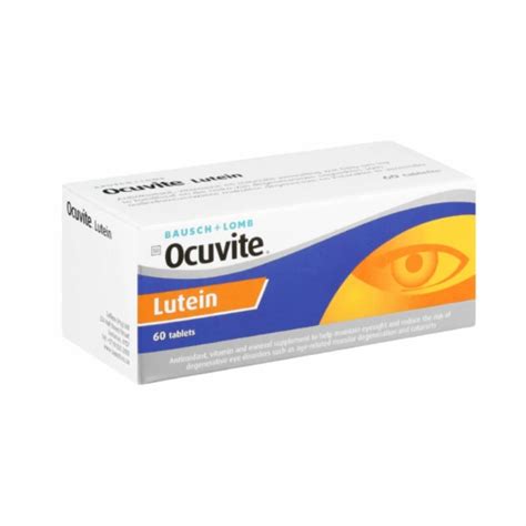 Ocuvite Lutein Tablets 60 - Click For Wellness