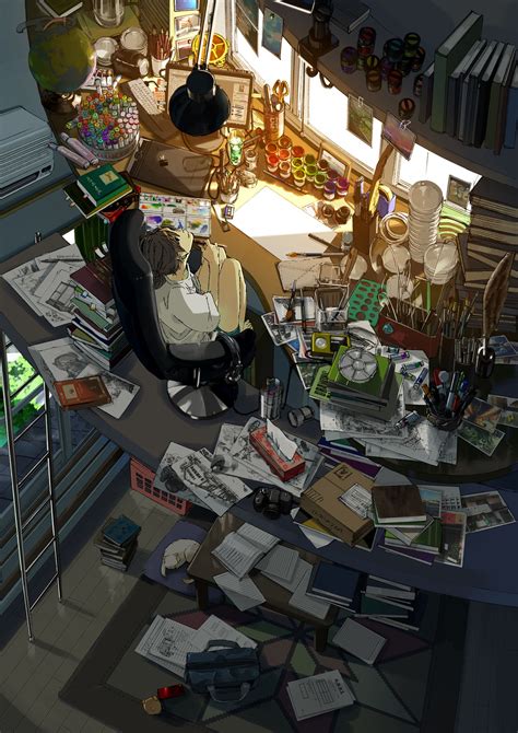 Amazing messy room in 2019 | wall art | Illustration art, Anime art, Art