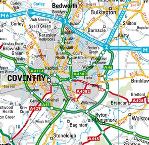 Coventry Map and Coventry Satellite Image