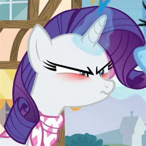 MLP:FIM Imageboard - Image #1822384 - angry, blushing, bust, cropped, cute, female, glowing horn ...