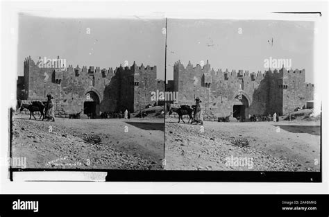 The Damascus Gate, Jerusalem Stock Photo - Alamy