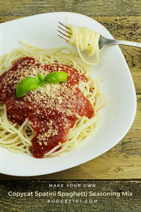 Copycat Spatini Spaghetti Sauce Mix | Recipe | Easy meals, Meals, Easy dinner recipes