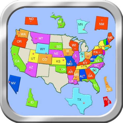 United States Puzzle Map on the App Store