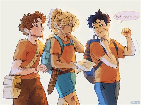 Percy, Annabeth and Grover | Percy jackson, Percy jackson books, Percy ...