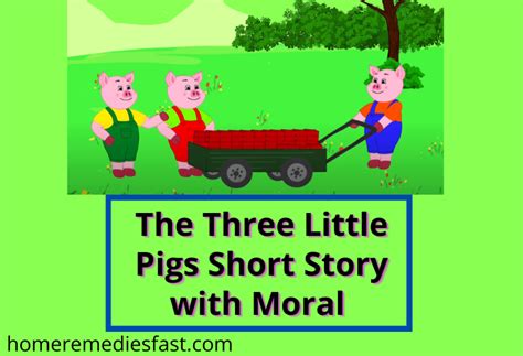 The Three Little Pigs Short Story With Moral And Pictures