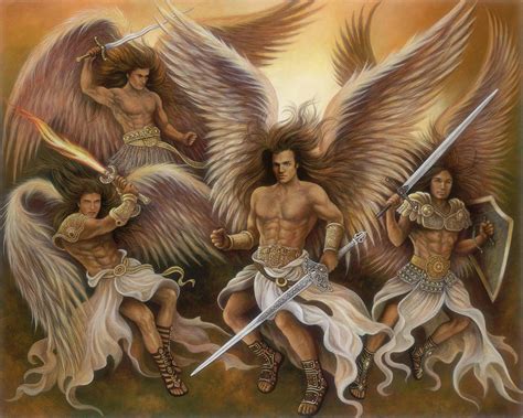 Warrior Angels Painting by Glenda Stevens