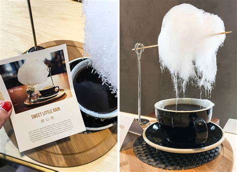 This Shanghai Cafe Is Serving Coffee With A Cotton Candy Cloud That Rains Sugar Into Your Cup ...