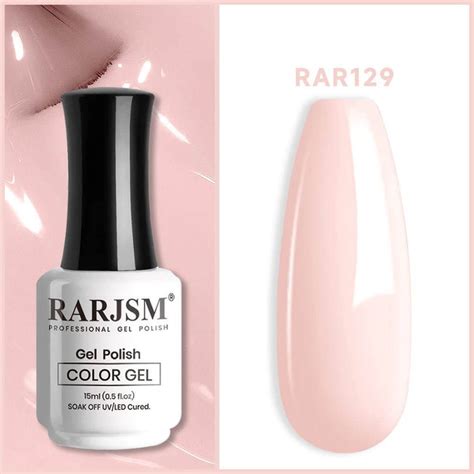 Nude Pink rarjsm Basic nail colors Classic nude Gel Nail Polish