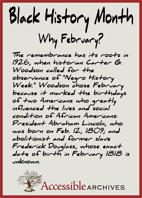 Black History Month Facts - PAMLEV