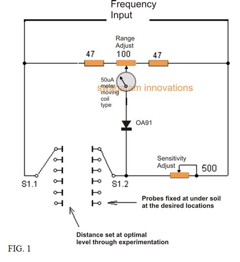 Under Soil Gold Detector Circuit