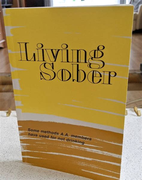 Living Sober is a AA book that gives great suggestions on how | Etsy