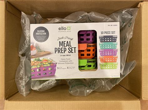 New reusable meal prep containers arrived in the mail! : r/MealPrepSunday