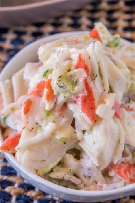 Crab Salad with celery and mayonnaise is a delicious and inexpensive delicious way to enjoy the ...