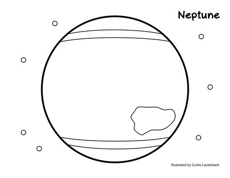 Neptune Coloring Page