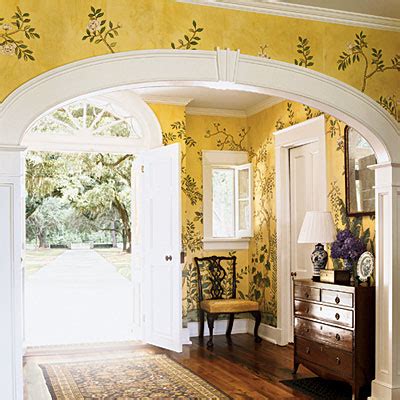 Color Outside the Lines: The Foyer : Wallpaper