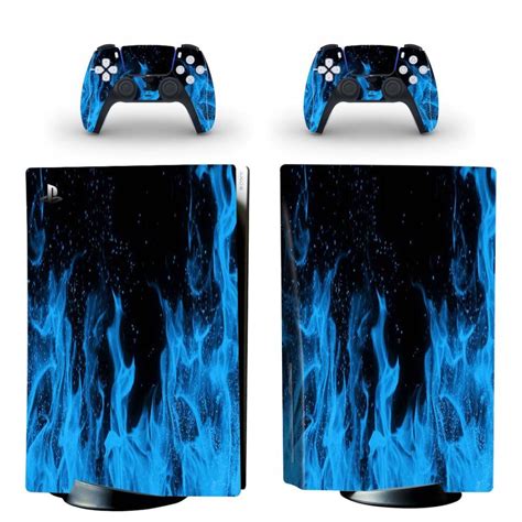 Blue Fire PS5 Skin Sticker Decal - ConsoleSkins.co in 2021 | Gaming design, Stickers, Blue