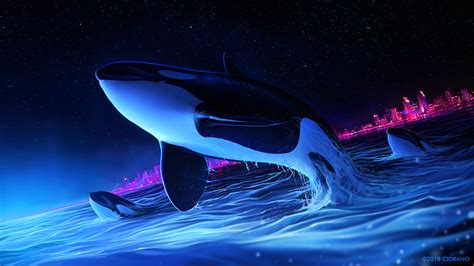 Blue Whale Art Wallpapers - Wallpaper Cave