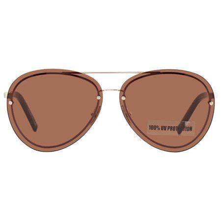 Tods Brown Pilot Ladies Sunglasses TO0248 28E 63 - Walmart.com