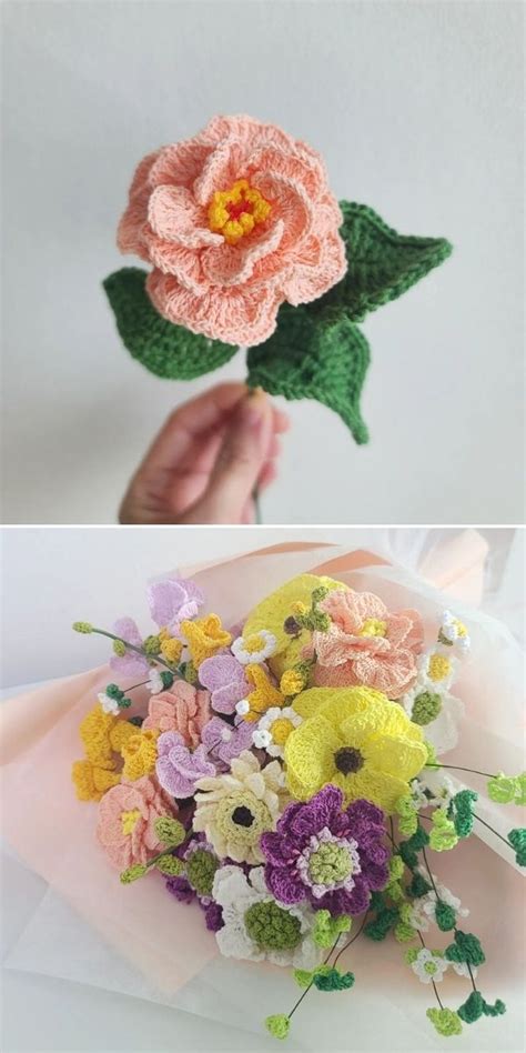 The Best Paid and Free Crochet Flower Pattern Ideas | Crochetpedia