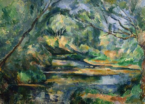 The Brook - Paul Cezanne - WikiArt.org - encyclopedia of visual arts