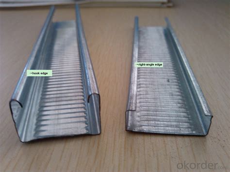 Metal Studs Galvanized Metal Track Furring Channel - Buy Drywall ...