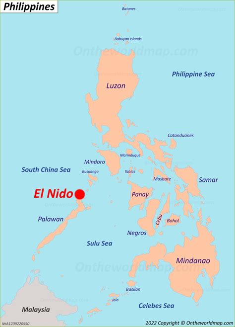 El Nido Map | Philippines | Detailed Maps of El Nido