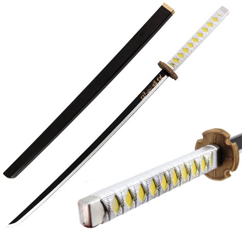 40.5" Foam Anime Zenitsu Agatsuma Cosplay Sword with Scabbard