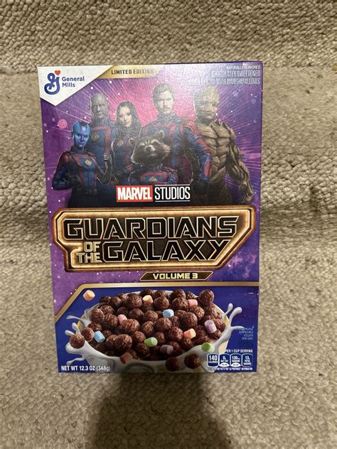 Guardians of the Galaxy Cereal - Limited Edition Marvel Chocolate ...